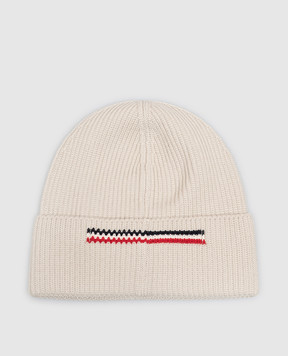 Moncler Сіра шапка з вовни L20913B00071M1131