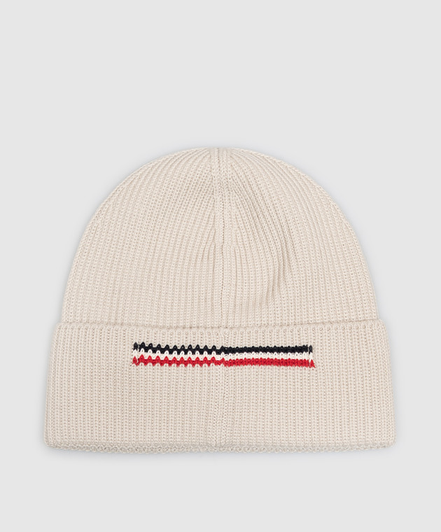 Moncler Сіра шапка з вовни L20913B00071M1131 зображення 3