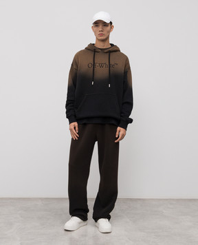 Off-White Черные худи с принтом логотипа 44MBB085F5F012