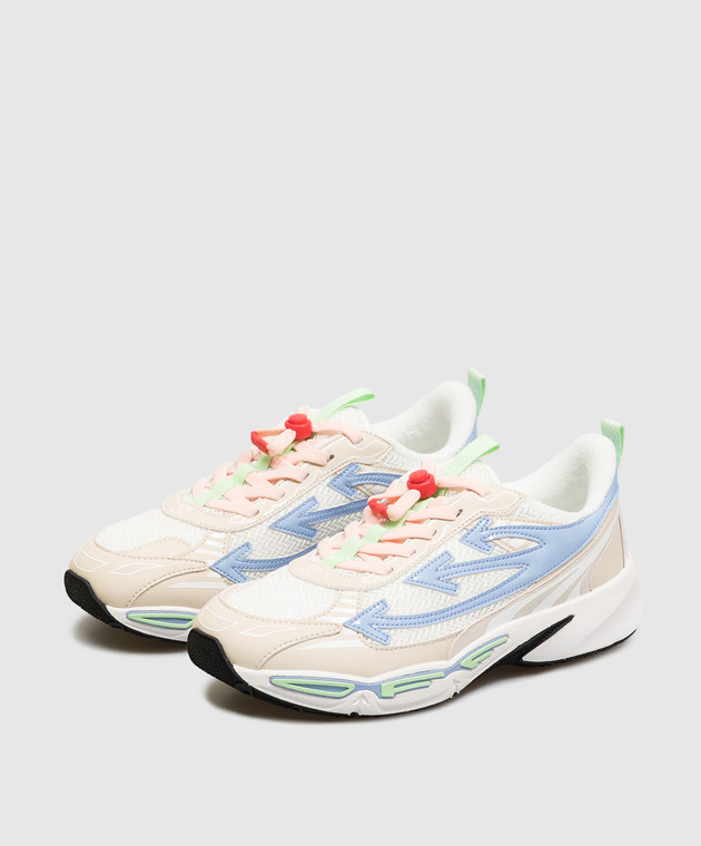 Off-White Дитячі бежеві кросівки Be Right Back OF06029535 зображення 2