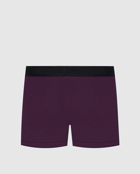 Tom Ford Фіолетові труси-боксери з візерунком логотипа T4LC31040