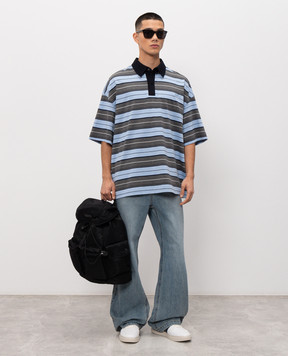 Juun.j Поло в смужку з вишивкою логотипа JC6442P01Q