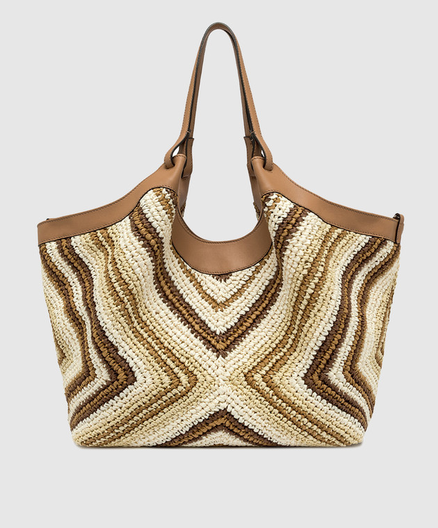 Gianni Chiarini Бежева сумка DUA BS12190DIAMIX зображення 3