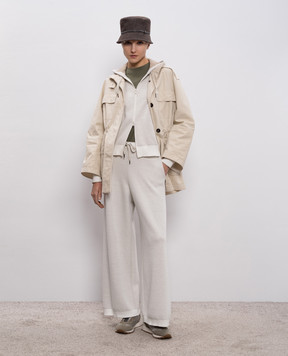 Brunello Cucinelli Бежева куртка MH5397641