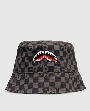 Sprayground Дитяча сіра панама в клітинку SP14998GRY