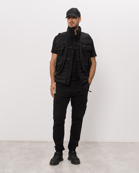 Stone Island Чорна футболка з нашивкою логотипа L2S152100027S0013