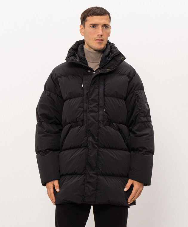 C.P. Company Черный пуховик MOW256A005864G изображение 3