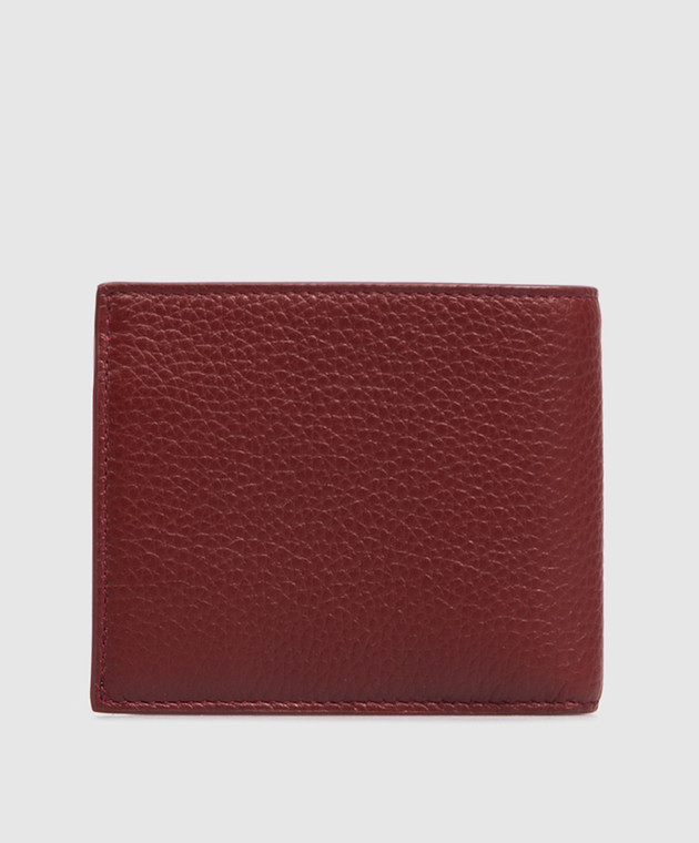 Saint Laurent Бордовый кожаный портмоне 848141AAELP изображение 2