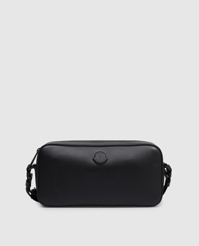 Moncler Чорна шкіряна сумка Carlo L109A5L00004M7869