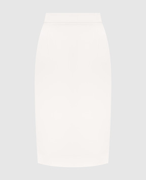 Dolce&Gabbana Юбка-карандаш цвета айвори из шерсти F4CJGTFUBGC