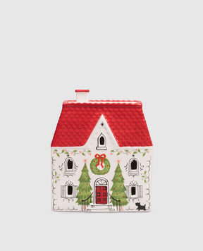 Lamart Різдвяний керамічний будинок зі світлодіодним освітленням 24098