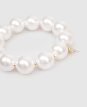 Dolman Bijoux Білий браслет з намистинами 33783