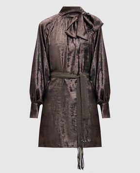 Max Mara Weekend Коричневое платье BUNNY BUNNY1234