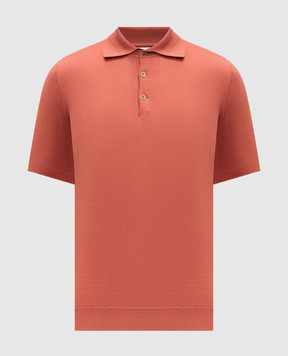 Brunello Cucinelli Червоне поло M29800125