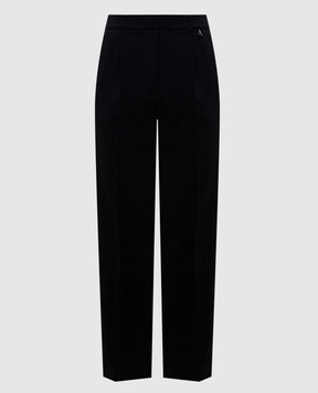 Twinset Черные брюки с лампасами 261AP2275