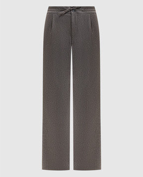 Loulou de Saison Серые брюки с шерстью HARLEM HARLEM