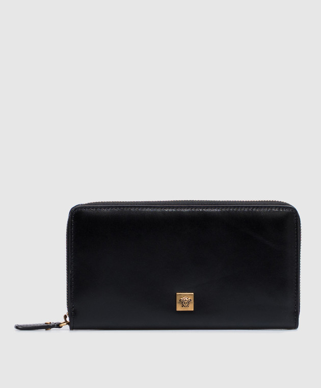 Versace Черный кожаный кошелек Severe 10241881A18568