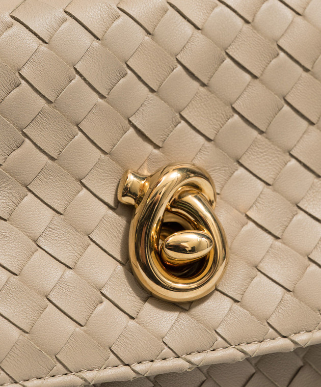 Bottega Veneta Бежевая кожаная сумка Madison 876648V6JG0 изображение 4