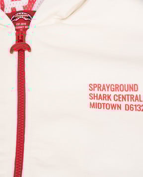 Sprayground Дитяча біла спортивна куртка Shark SPY1385EIVO
