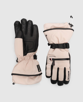 Moncler Grenoble Бежевые горнолыжные перчатки L20983A00001597S5