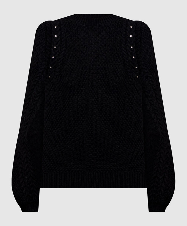 Twinset Черный свитер с шерстью 262TT3120