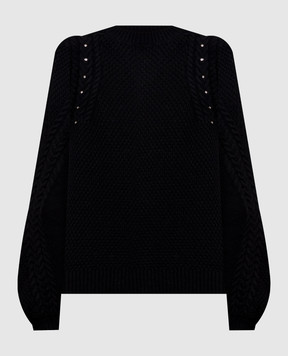 Twinset Черный свитер с шерстью 262TT3120