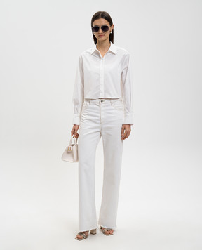 Simkhai Біла укорочена сорочка Renata SI2143T