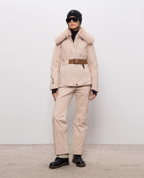 Moncler Grenoble Рожеві утеплені гірськолижні штани L20982G00012598P5