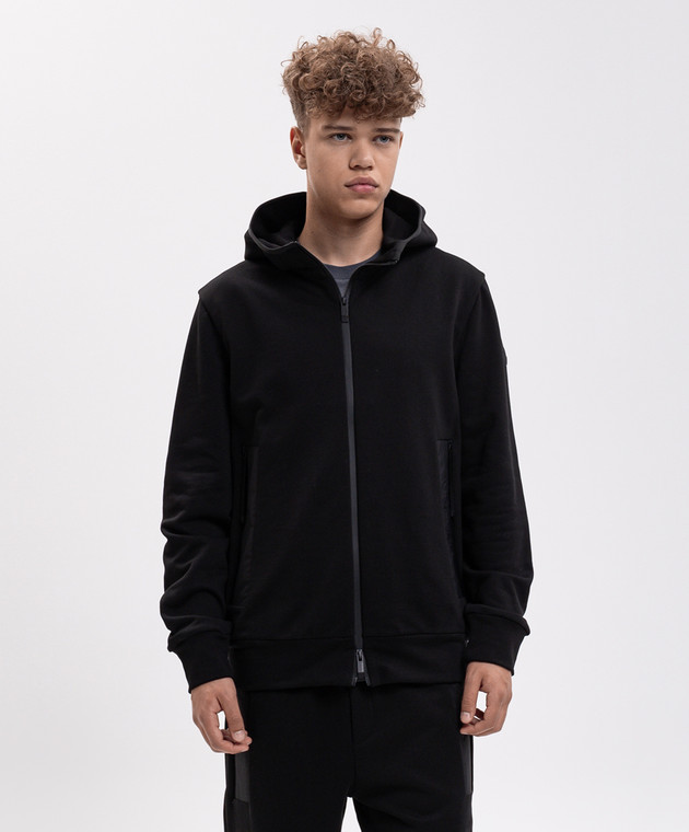 Moncler Черная спортивная куртка L20918G0005389AZY изображение 3