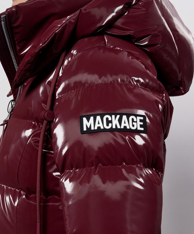 Mackage Бордовый пуховик MADALYN-GLO MADALYNGLO изображение 5
