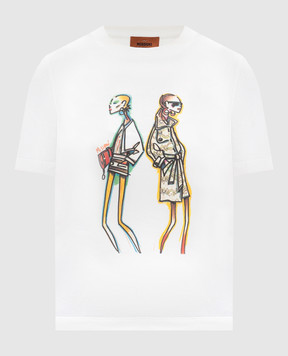 Missoni Біла футболка з принтом DS26SL04BJ00QG