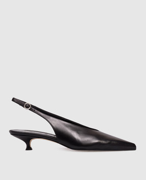 Aeyde Чорні шкіряні слінгбеки Camila PU0666001001126