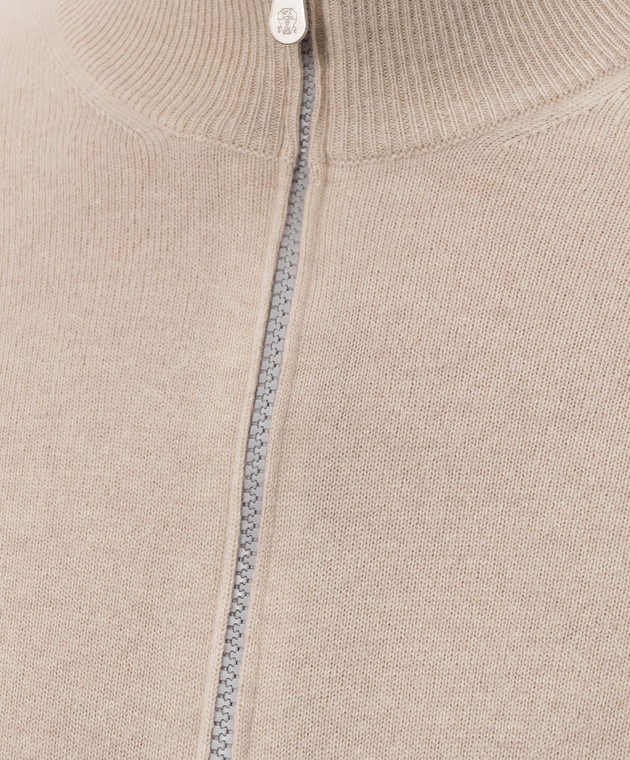 Brunello Cucinelli Кардиган бежевого цвета M2200106 изображение 5