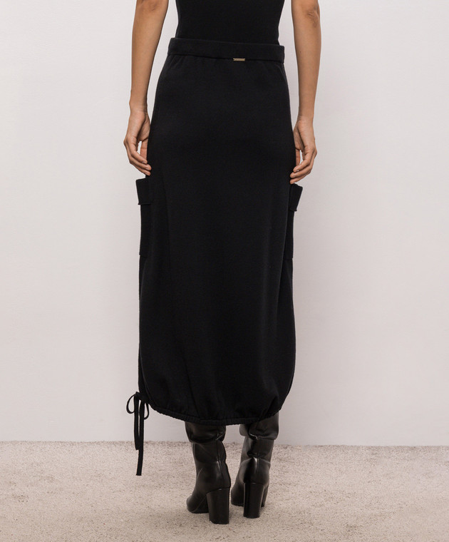 Twinset Черная юбка 262LI3NDD изображение 4