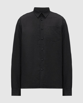 Cashmere&Whiskey Черная рубашка из льна 0331900638
