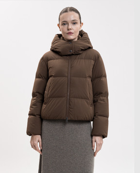 Woolrich Коричнева пухова куртка Madison CFWWOU2227FRUT3107