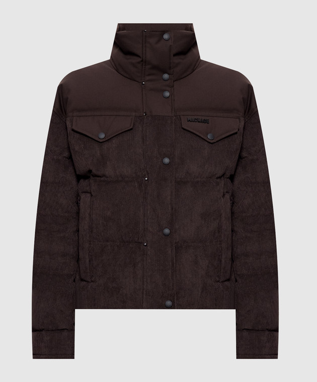 Mackage Коричневый вельветовый пуховик Brigit BRIGITCDYw