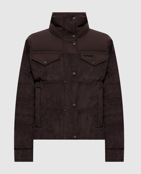 Mackage Коричневий вельветовий пуховик Brigit BRIGITCDYw