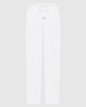 Vilebrequin Білі штани з льону PACP613P