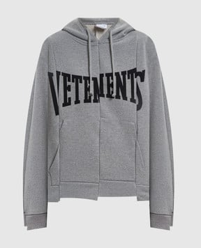 Vetements Серые худи с логотипом WE76HD506G