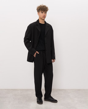 Maison Margiela MM6 Чорний піджак з вовною SH0BN0034M36020