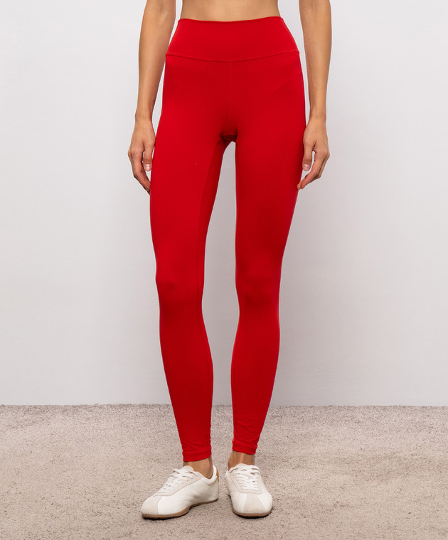 Sporty & Rich Красные леггинсы PA00285326RE15 изображение 3