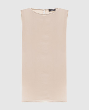 Peserico Бежевий топ із шовку E08893D02372