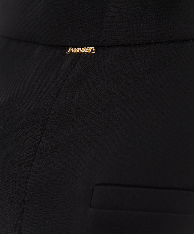 Twinset Черные штаны 262TP2043 изображение 5
