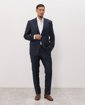 Canali Синій костюм з вовни BF056811228020