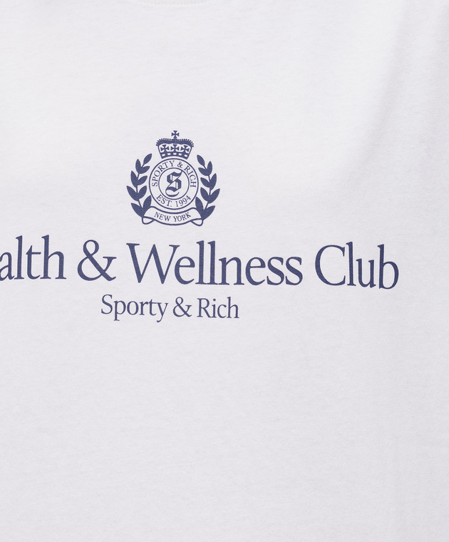 Sporty & Rich Біла футболка H&W Crest TO119710241WH01 зображення 5