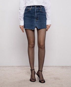 Vetements Синяя джинсовая юбка мини WE76DK347N3