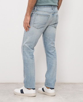 Tom Ford Блакитні джинси з ефектом потертості DPH001DMC099