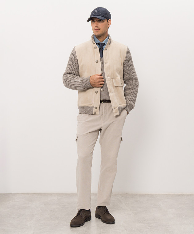 Brunello Cucinelli Серый кардиган из кашемира M22203806 изображение 2