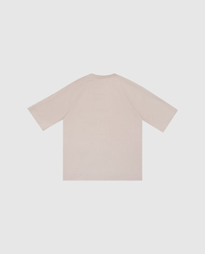 C.P. Company Дитяча сіра футболка з патчем логотипа CMM00RLAA171014